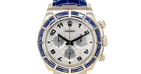 Rolex daytona best sale blue sapphire